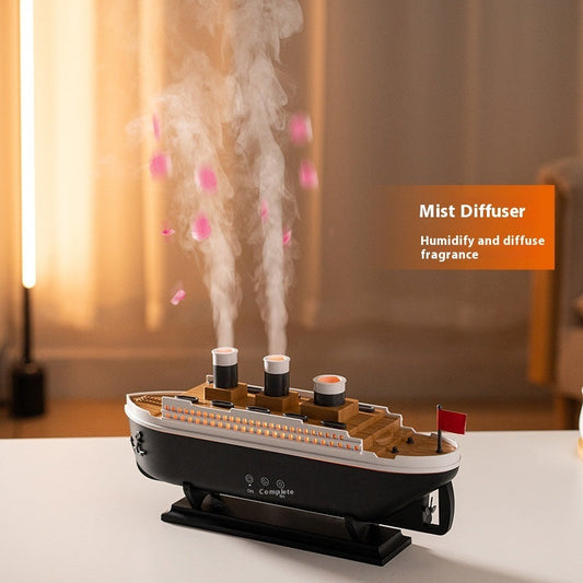 Retro Ship Aroma Diffuser – Jellyfish Mist Humidifier & Oil Diffuser