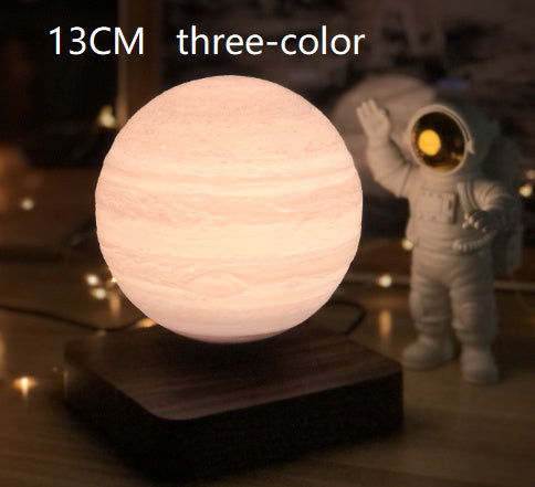 Magnetic Levitation 3D Moon Lamp – Floating Planet Night Light with Touch Control