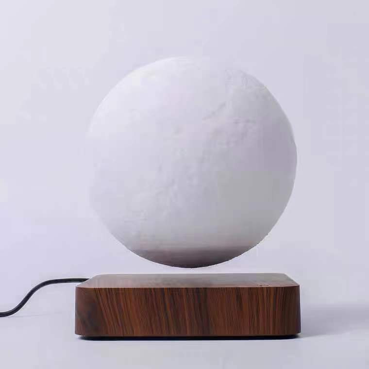 Magnetic Levitation 3D Moon Lamp – Floating Planet Night Light with Touch Control