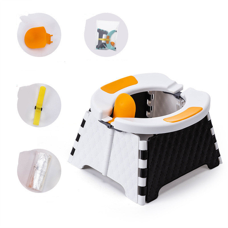 Baby Potty Training Seat | Kids Toddler Outdoor Portable Folding Toilet | Urinal Pot