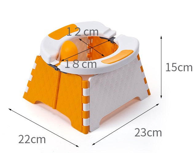Baby Potty Training Seat | Kids Toddler Outdoor Portable Folding Toilet | Urinal Pot
