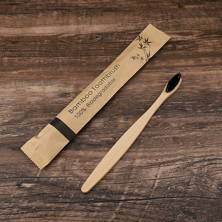 Eco-Friendly Colorful Bamboo Toothbrush Set – Soft Charcoal Bristles for Natural Oral Care