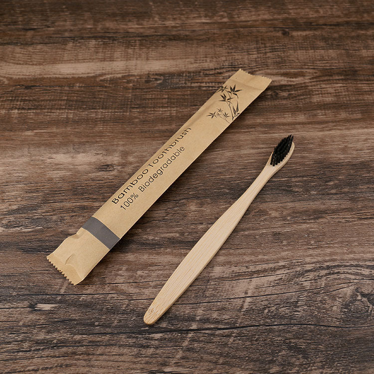 Eco-Friendly Colorful Bamboo Toothbrush Set – Soft Charcoal Bristles for Natural Oral Care