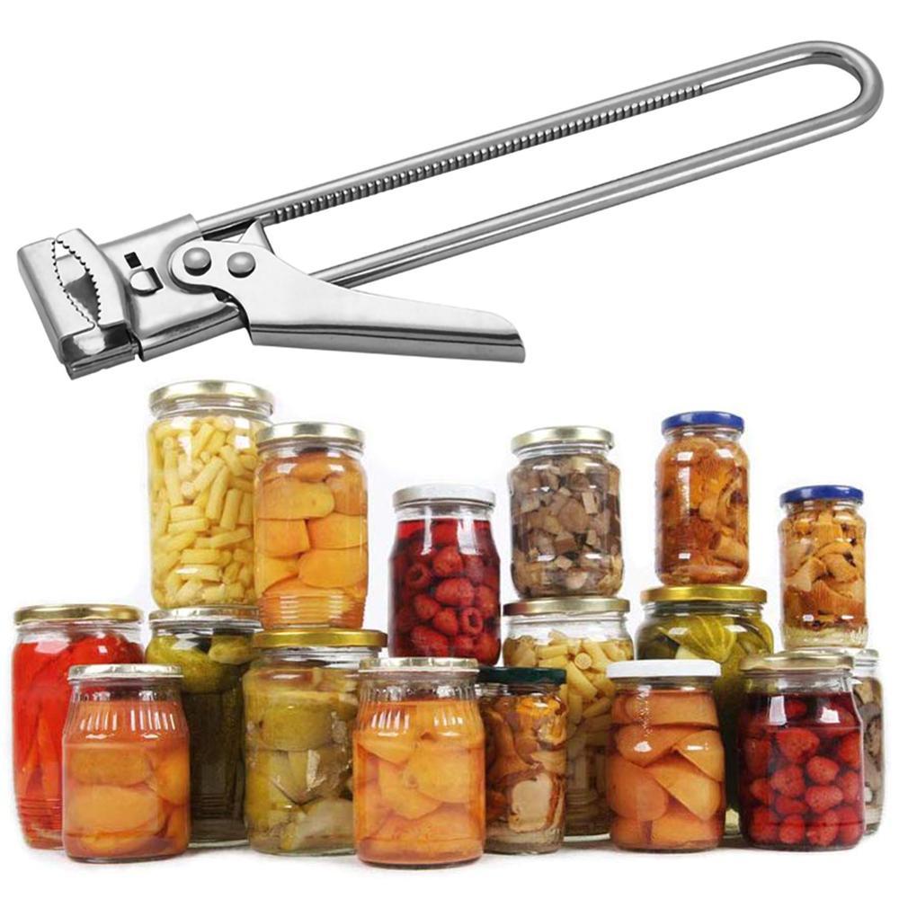Master Opener Multifunctional Adjustable Stainless Steel Bottle Can Opener Jar Bottle Opener Lid Gripper Manual Jar Bottle Opener Kitchen Tools