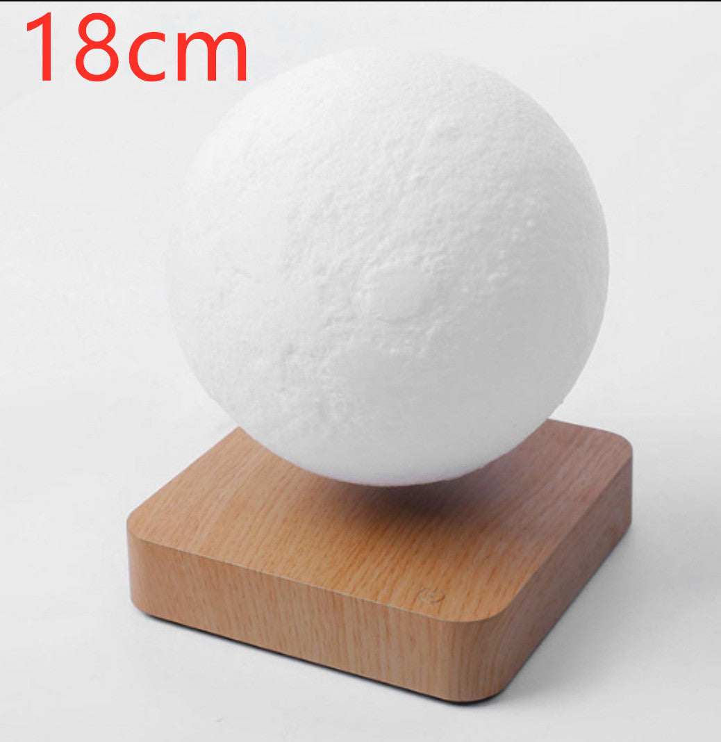Magnetic Levitation 3D Moon Lamp – Floating Planet Night Light with Touch Control