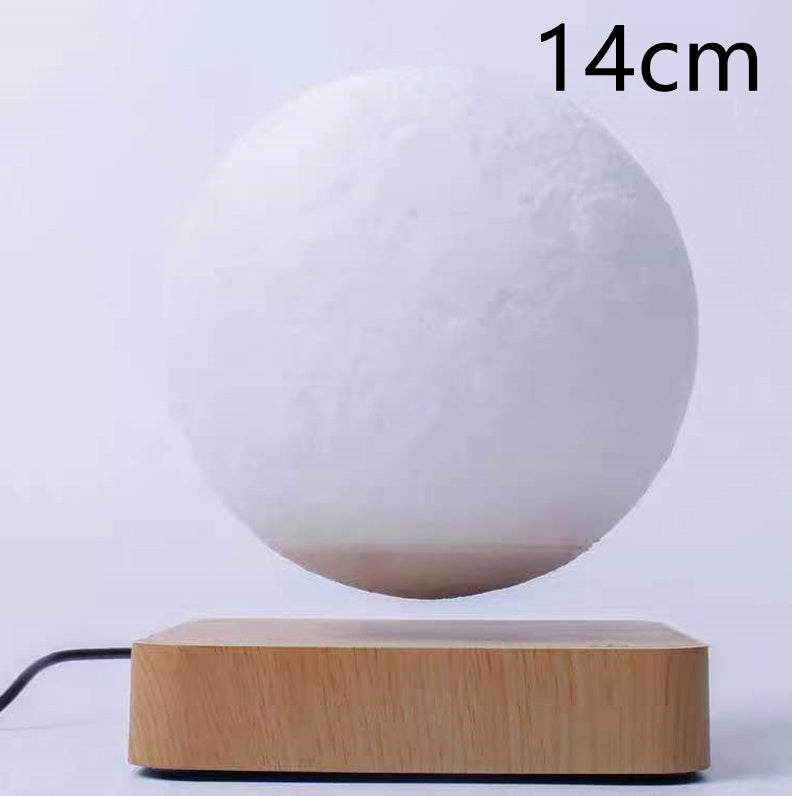 Magnetic Levitation 3D Moon Lamp – Floating Planet Night Light with Touch Control