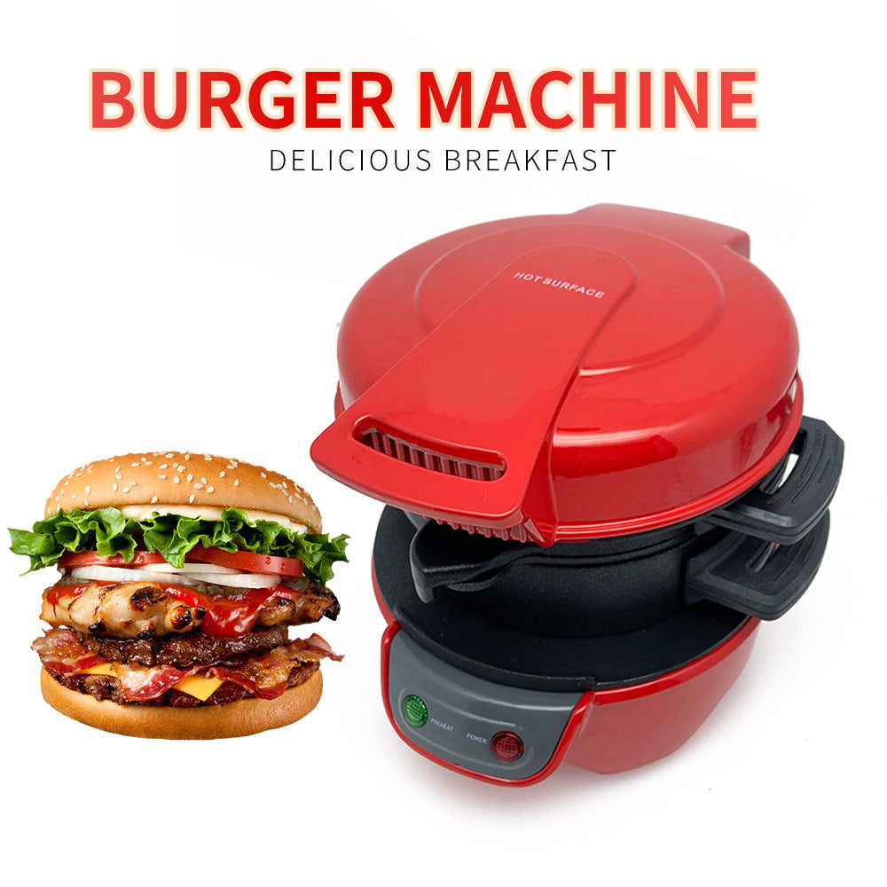 3-in-1 Breakfast Machine – Sandwich Maker, Egg Cooker & Waffle Plate | Compact, Non-Stick, Fast Heating