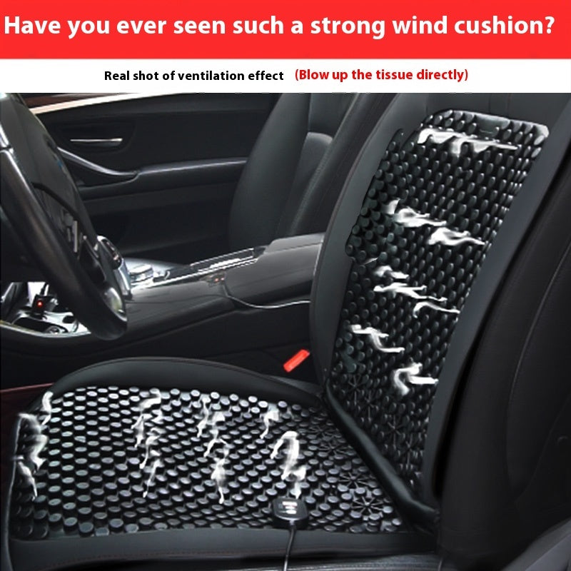 12V Car Seat Ventilation Cushion – Breathable Cooling Comfort for Every Drive