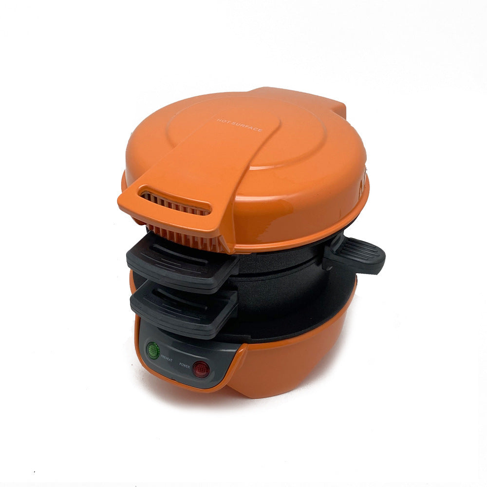3-in-1 Breakfast Machine – Sandwich Maker, Egg Cooker & Waffle Plate | Compact, Non-Stick, Fast Heating