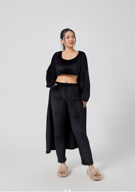 Why Every Woman Needs a 3-Piece Cozy Pajama Lounge Set This Winter