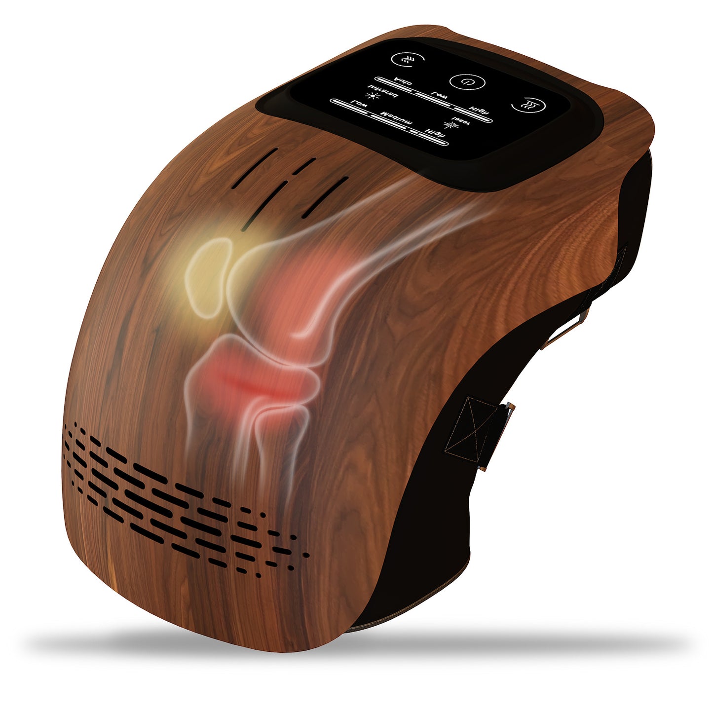 Intelligent Electric Heating Knee Massager with Infrared & Vibration Therapy – Rechargeable Pain Relief Device