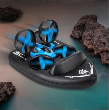 3-in-1 Mini RC Drone – Aerial Drone, Land Rover & Water Swimming in One