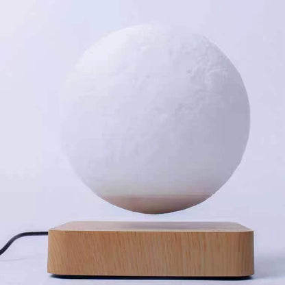 Magnetic Levitation 3D Moon Lamp – Floating Planet Night Light with Touch Control