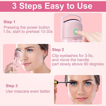 Portable Heated Eyelash Curler