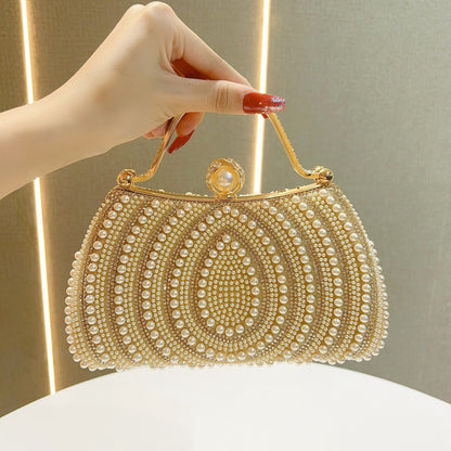 Pearl Diamond Shoulder Bag