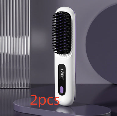 Wireless Hair Straightener Brush