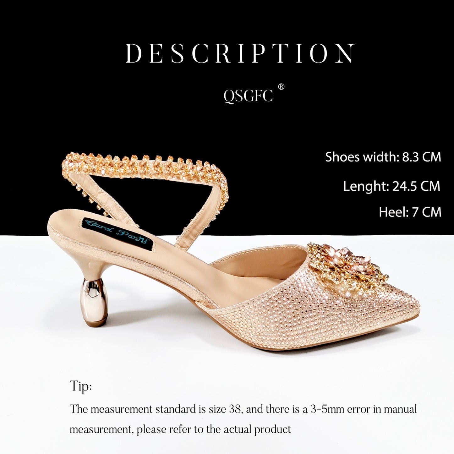 Women's Glam Heels Clutch Set