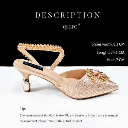 Women's Glam Heels Clutch Set