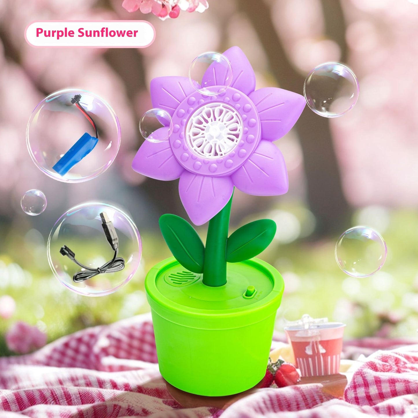Bubble Maker Stand Machine, Bubble Machine for kids, Fully Automatic Bubble Machine, Outdoor Children's Activities