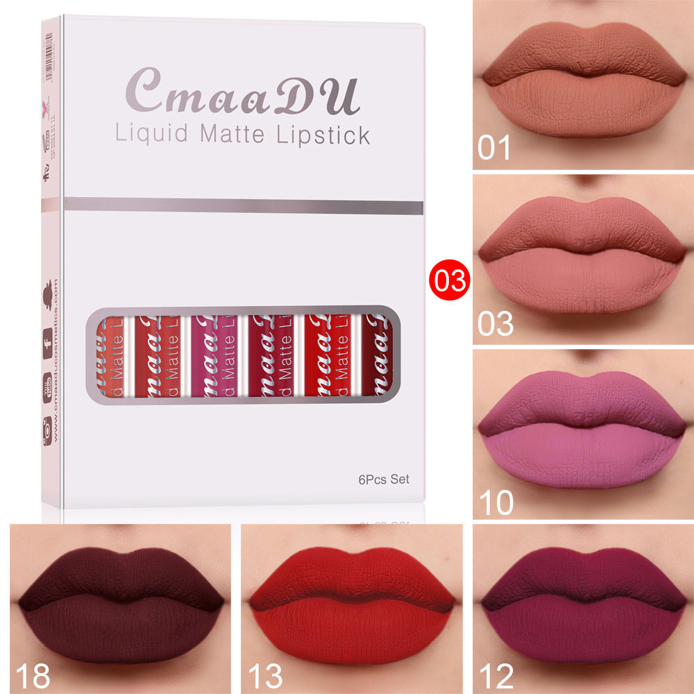Matte Waterproof Lipstick Set