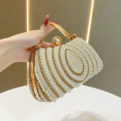 Pearl Diamond Shoulder Bag
