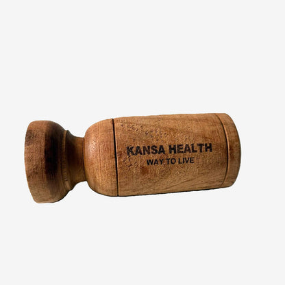🪵 Ayurvedic Herbal Diabetics Control Wooden Tumbler – Made from Vijaysar Tree Wood (1pc)