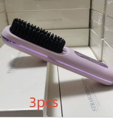 Wireless Hair Straightener Brush