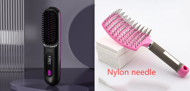 Wireless Hair Straightener Brush