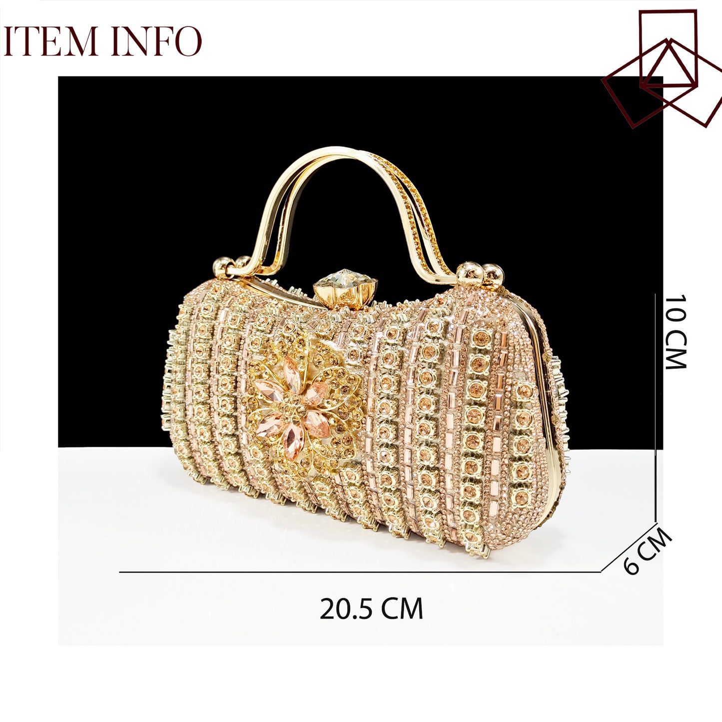 Women's Glam Heels Clutch Set
