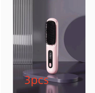 Wireless Hair Straightener Brush