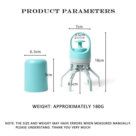 New Dog Pooper Scooper with Garbage Bag Dispenser – Portable Pet Waste Pick-Up Tool for Dogs & Cats